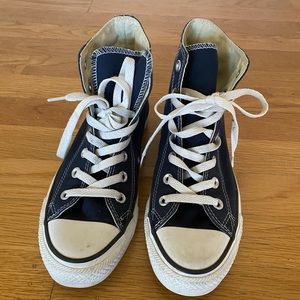 High top navy converse